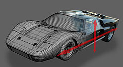 Picture GT40 Chassis Specs Measured