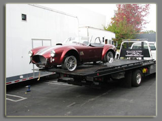 Picture Shelby car being shipped